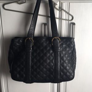 Michael Kors black quilted shoulder bag